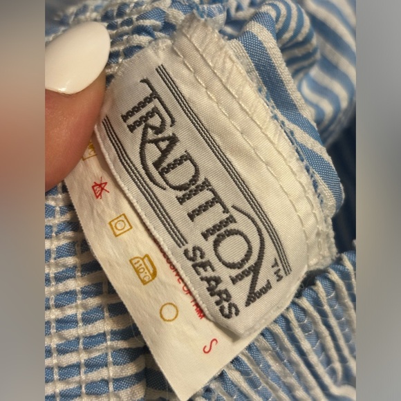 SEARS TRADITION Vintage Pinstripe Pants and Blazer Set - Picture 6 of 12